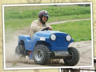 quad in de lucht