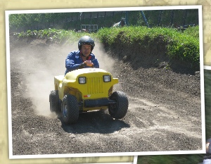 quad in de lucht