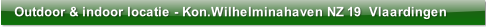 Outdoor & indoor locatie - Kon.Wilhelminahaven NZ 19  Vlaardingen