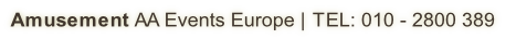 Amusement AA Events Europe | TEL: 010 - 2800 389 