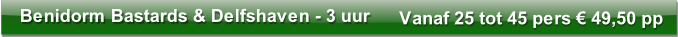 Vanaf 25 tot 45 pers € 49,50 pp
